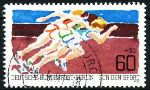 BERLIN 1982 Nr 664 zentrisch gestempelt 621346