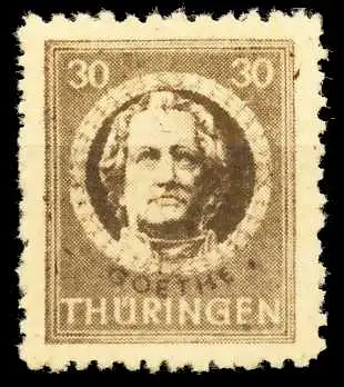 SBZ THÜRINGEN Nr 99AYaz2 postfrisch 667C62