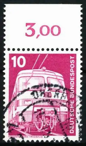 BRD DS INDUSTRIE u. TECHNIK Nr 847 gestempelt ORA 66806E