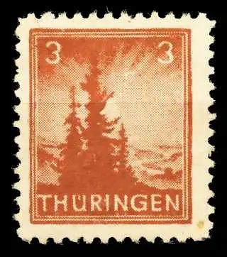 SBZ THÜRINGEN Nr 92AYaz1 postfrisch 667B3A