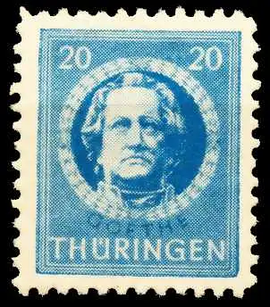 SBZ THÜRINGEN Nr 98AYz1 postfrisch 67069E