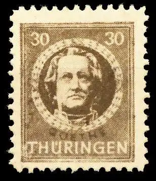 SBZ THÜRINGEN Nr 99AYaz1 postfrisch 6705C2