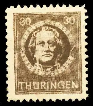 SBZ THÜRINGEN Nr 99AYaz1 postfrisch 67059E