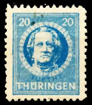 SBZ THÜRINGEN Nr 98AYz1 postfrisch 67043E