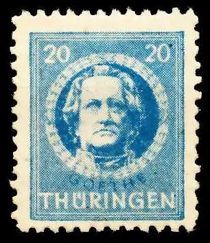 SBZ THÜRINGEN Nr 98AYz1 postfrisch 670402