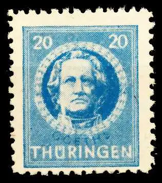 SBZ THÜRINGEN Nr 98AYz1 postfrisch 670436