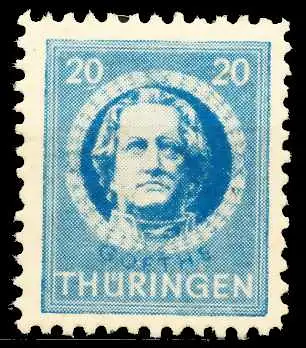 SBZ THÜRINGEN Nr 98AYz1 postfrisch 67061A