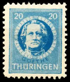 SBZ THÜRINGEN Nr 98AYz1 postfrisch 670622