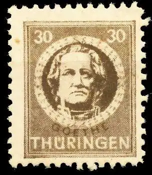 SBZ THÜRINGEN Nr 99AYaz1 postfrisch 67052E