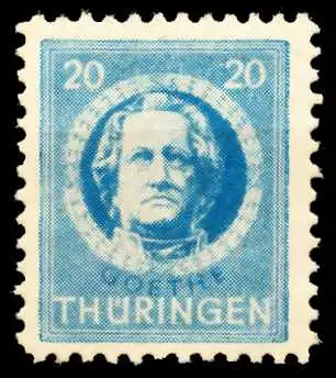 SBZ THÜRINGEN Nr 98AYz1 postfrisch 6705E6