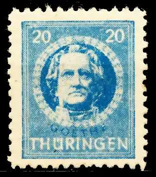 SBZ THÜRINGEN Nr 98AYz1 postfrisch 6706DA