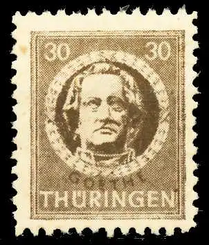 SBZ THÜRINGEN Nr 99AYaz1 postfrisch 67054E