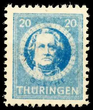 SBZ THÜRINGEN Nr 98AYz1 postfrisch 6705EA