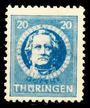 SBZ THÜRINGEN Nr 98AYz1 postfrisch 67065E