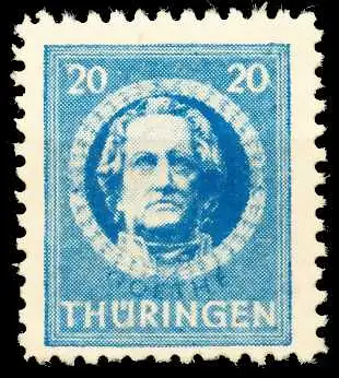 SBZ THÜRINGEN Nr 98AYz1 postfrisch 6706FE