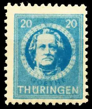 SBZ THÜRINGEN Nr 98AXp1 postfrisch 6732AE