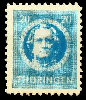 SBZ THÜRINGEN Nr 98AXp1 postfrisch 6732DA