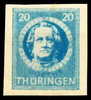 SBZ THÜRINGEN Nr 98BXp1 postfrisch 6732DE