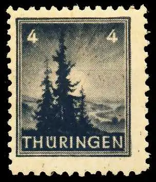 SBZ THÜRINGEN Nr 93AXv postfrisch 67377A