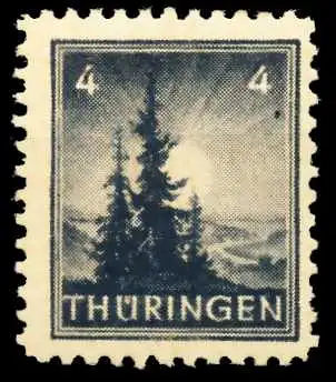 SBZ THÜRINGEN Nr 93AXt postfrisch 67378A