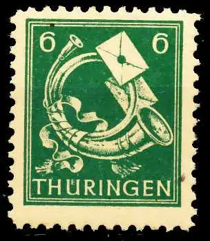SBZ THÜRINGEN Nr 95AXdw postfrisch 6736B6