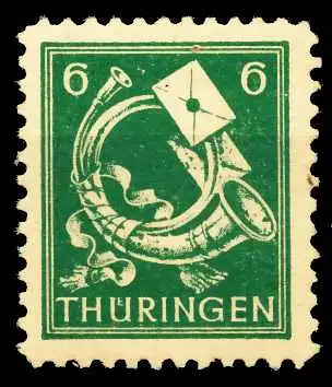 SBZ THÜRINGEN Nr 95AXdw postfrisch 67370E