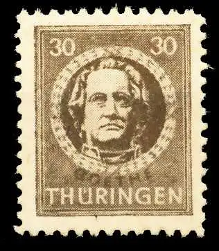 SBZ THÜRINGEN Nr 99AYaz1 postfrisch 67053E