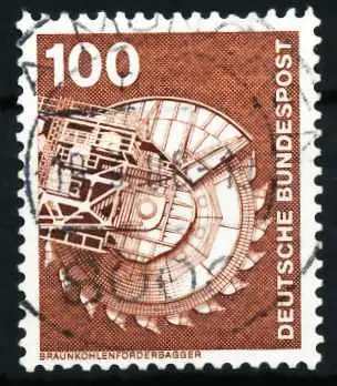BRD DS INDUSTRIE u. TECHNIK Nr 854 zentrisch gestempelt 66C832