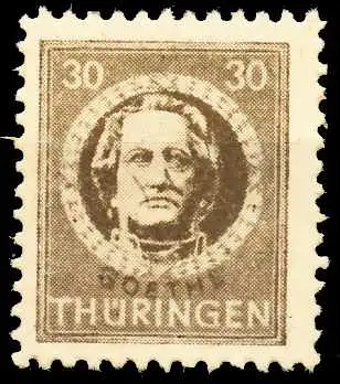 SBZ THÜRINGEN Nr 99AYaz1 postfrisch 67055E