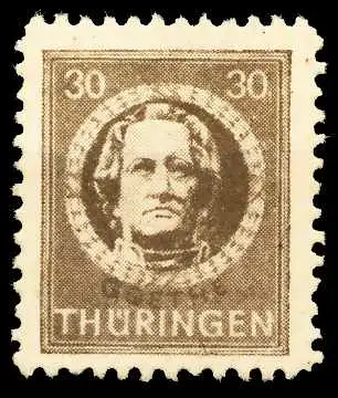 SBZ THÜRINGEN Nr 99AYaz1 postfrisch 67052A