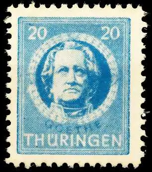 SBZ THÜRINGEN Nr 98AYz1 postfrisch 6705D6