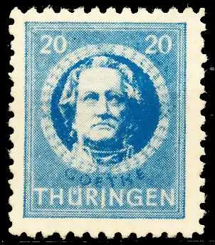 SBZ THÜRINGEN Nr 98AYz1 postfrisch 67060A