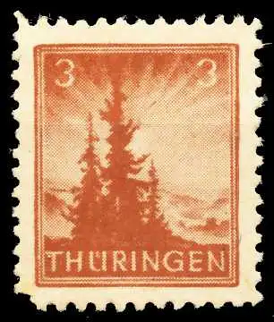 SBZ THÜRINGEN Nr 92AYaz1 postfrisch 670946