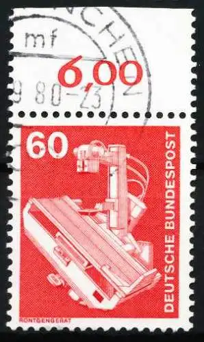 BRD DS INDUSTRIE u. TECHNIK Nr 990 zentrisch gestempelt ORA 667F8E