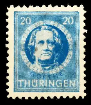 SBZ THÜRINGEN Nr 98AYz1 postfrisch 670616
