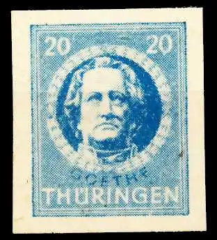 SBZ THÜRINGEN Nr 98BYz1 postfrisch 6708FE