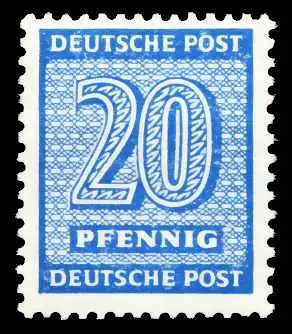 SBZ WESTSACHSEN Nr 134Yw postfrisch 67B24A