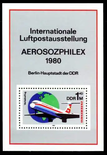 DDR BLOCK KLEINBOGEN Block 59 postfrisch S2D092E