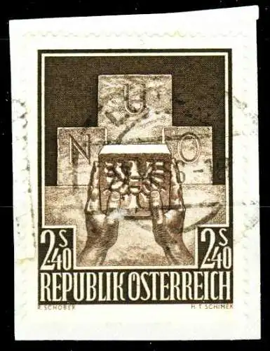 ÖSTERREICH 1956 Nr 1025 gestempelt Briefst³ck zentrisch 336AD2