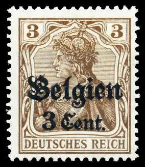 BES 1WK LP BELGIEN Nr 11aI postfrisch 4181EE