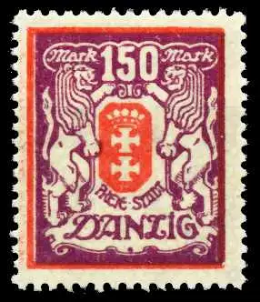 DANZIG 1923 Nr 129Y postfrisch 4CF952