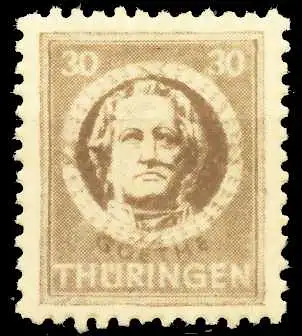 SBZ THÜRINGEN Nr 99AXap1 postfrisch 6731FE