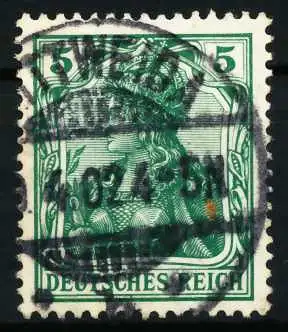 D-REICH K A Nr 70b zentrisch gestempelt 681E1A