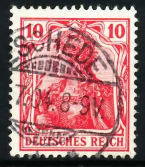 D-REICH K A Nr 71 zentrisch gestempelt 681E02