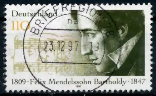 BRD 1997 Nr 1953 zentrisch gestempelt 6B136A