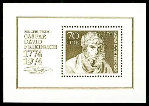 DDR BLOCK KLEINBOGEN Block 40 postfrisch S2D071E