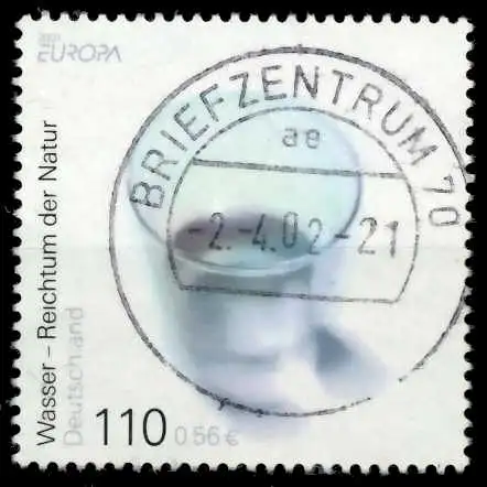 BRD BUND 2001 Nr 2185 zentrisch gestempelt 6DB53A