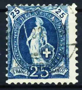 SCHWEIZ ST.HELV Nr 67Ca gestempelt 696D02