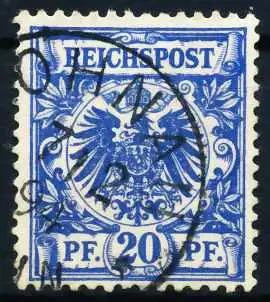 D-REICH K A Nr 48d zentrisch gestempelt 68ACCE