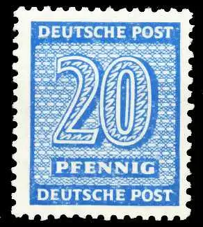 SBZ WESTSACHSEN Nr 134Yw postfrisch 67B282